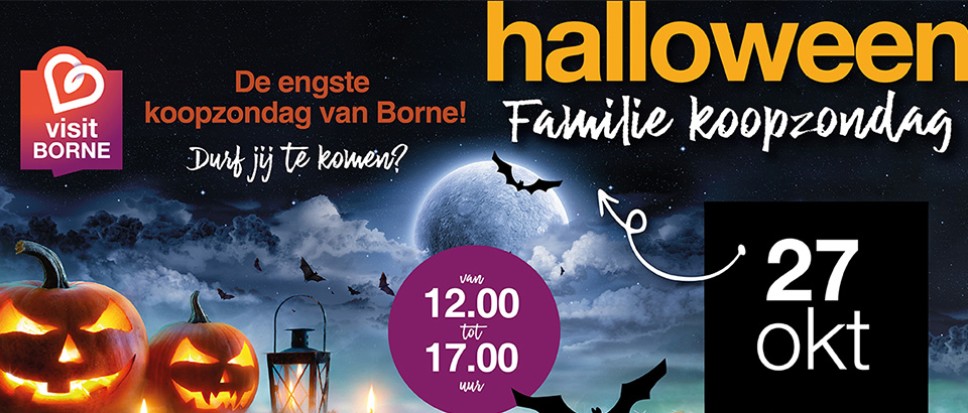 Halloween familie koopzondag